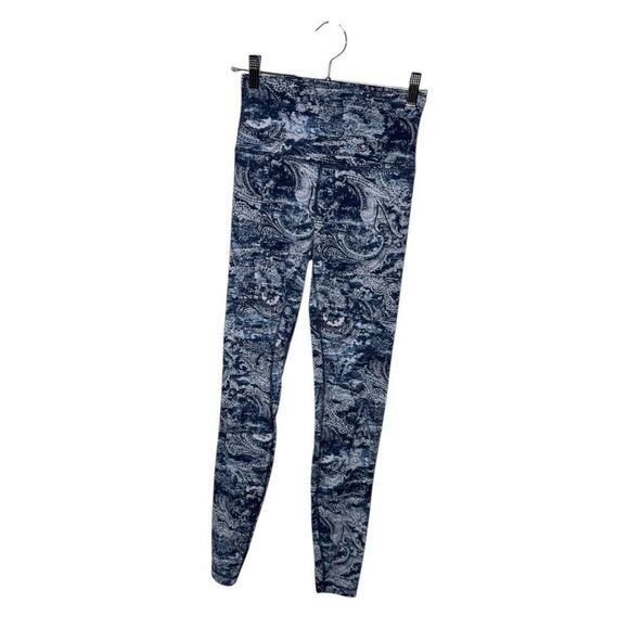 Lululemon Align leggings blue print size 4 - Picture 1 of 7